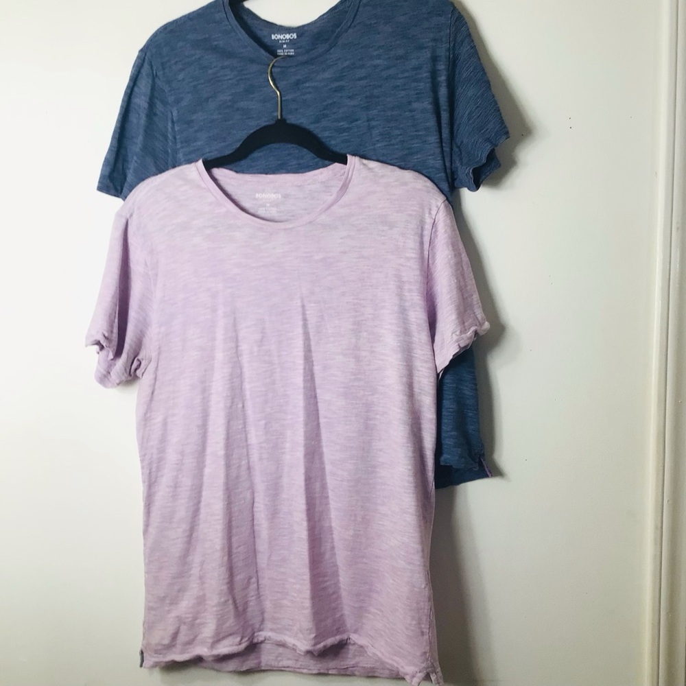 Bonobos Women's Short Sleeve Tees — Lilac & Denim